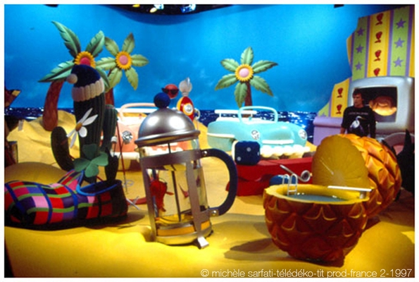 ©| michèle sarfati | télédéko | Un poisson dans la cafetière | Tilt prod | France 2 | 1997